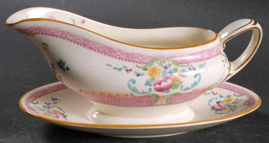 The Charlotte Gravy Boat with Attached Underplate by Royal Doulton-1