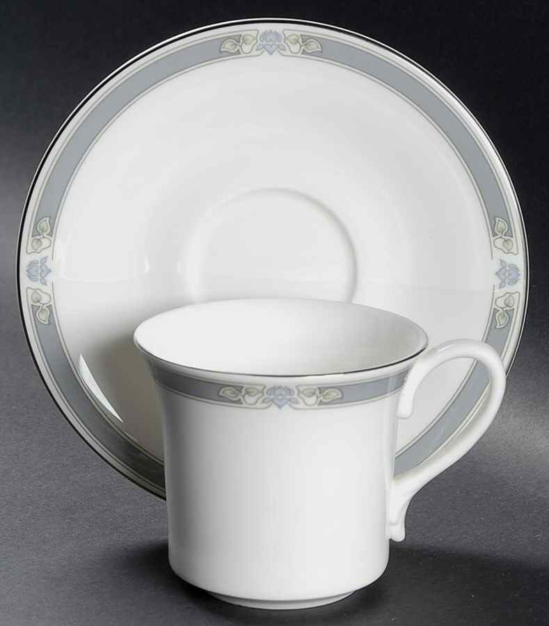 Charade Flat Cup & Saucer Set by Royal Doulton-1