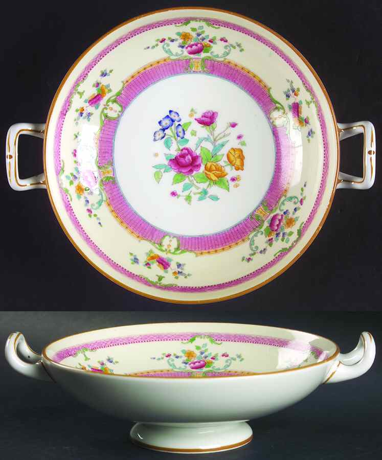 The Charlotte 8" Round Footed Handled Vegetable Bowl by Royal Doulton-1