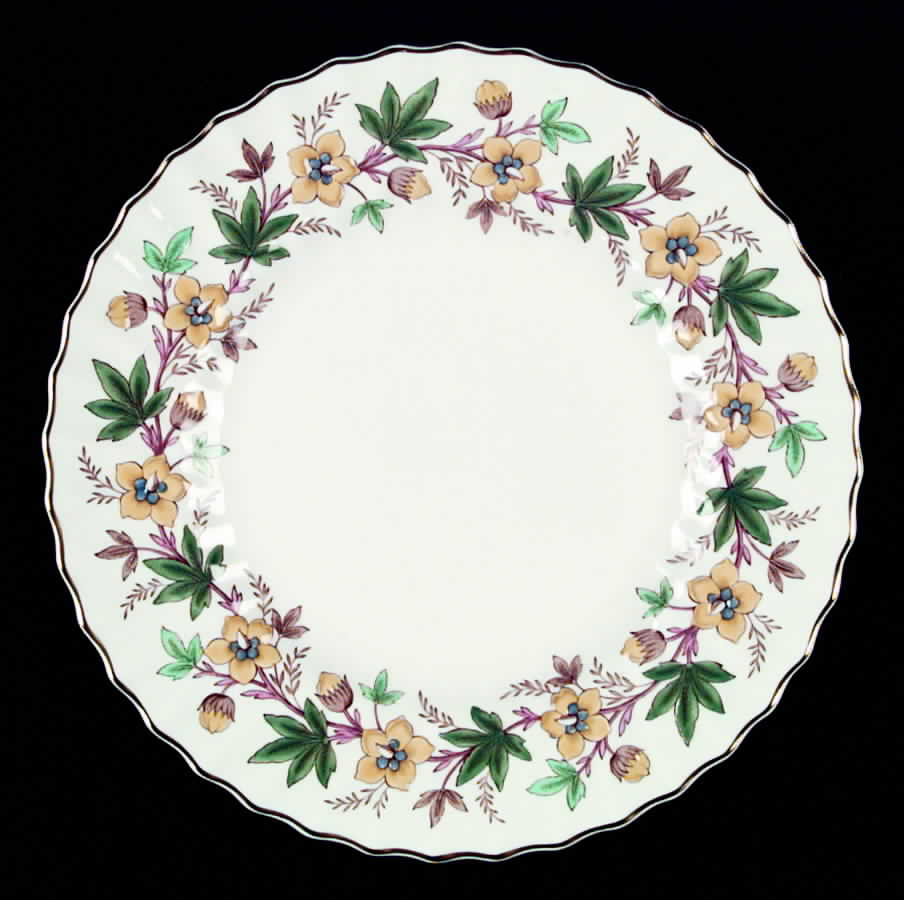 Chatsworth Yellow Green Dinner Plate by Royal Doulton-1