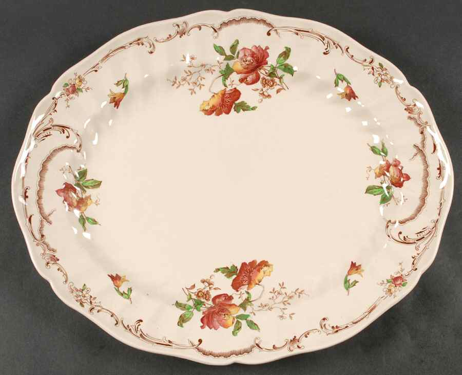 Chiltern 17" Oval Serving Platter by Royal Doulton-1