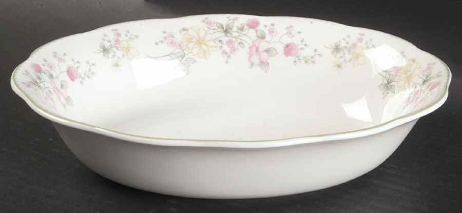 Chloe 9" Oval Vegetable Bowl by Royal Doulton-1