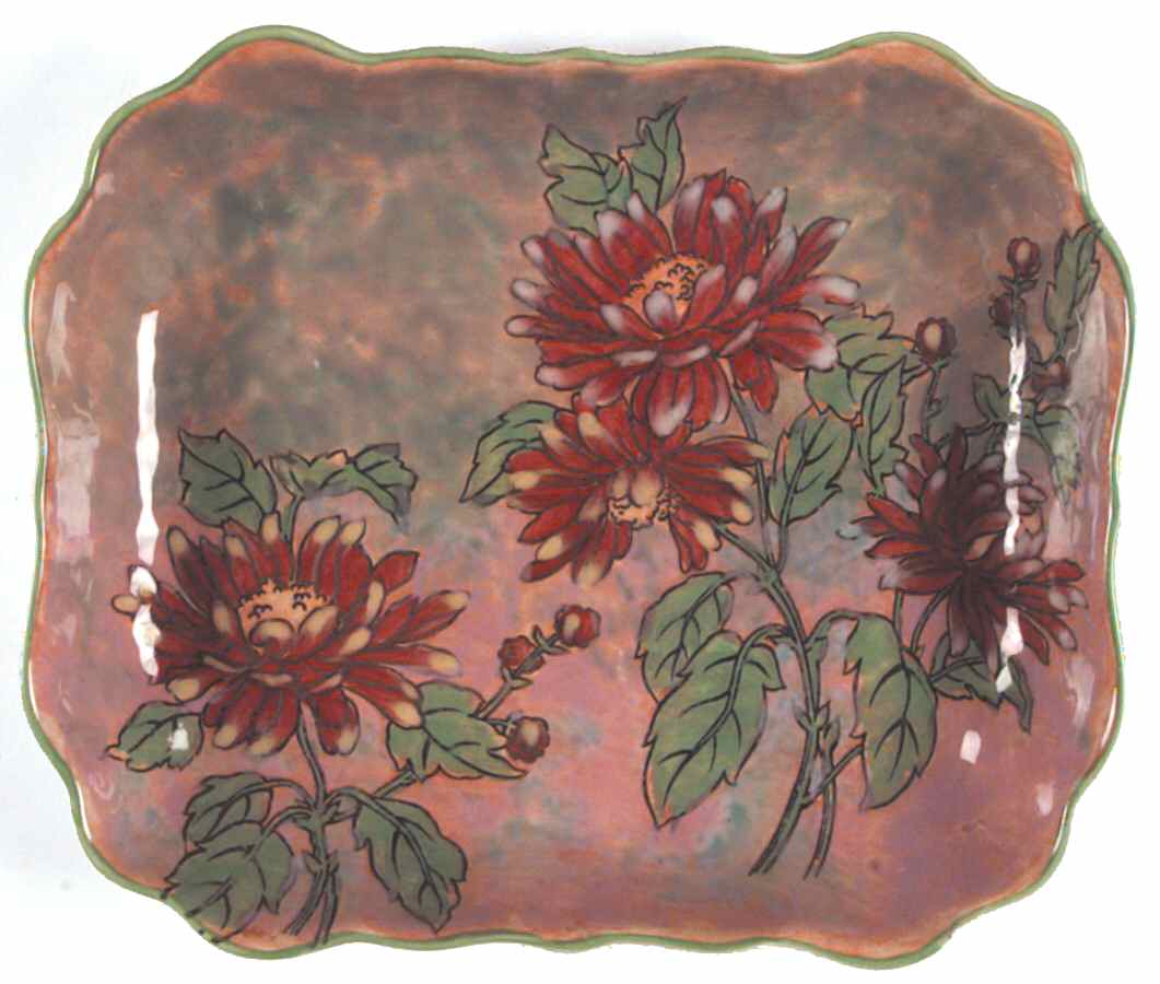 Chrysanthemum 9" Rectangular Vegetable Bowl by Royal Doulton-1