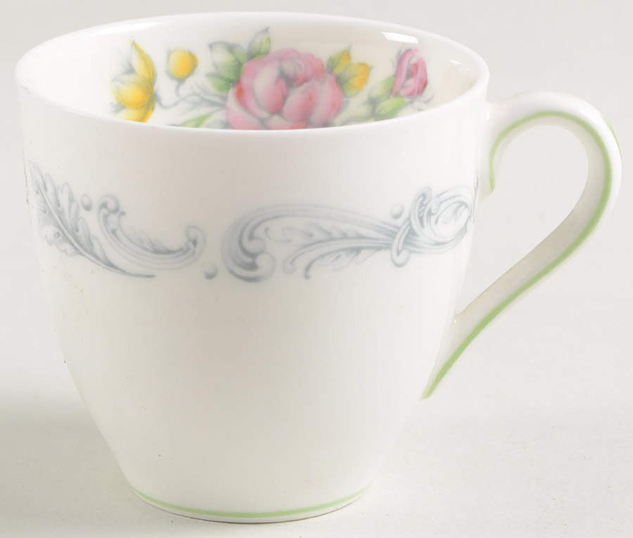 Chantilly Rose Flat Demitasse Cup by Royal Doulton-1