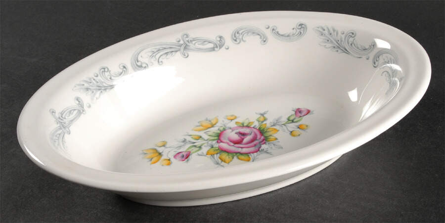 Chantilly Rose 10" Oval Vegetable Bowl by Royal Doulton-1