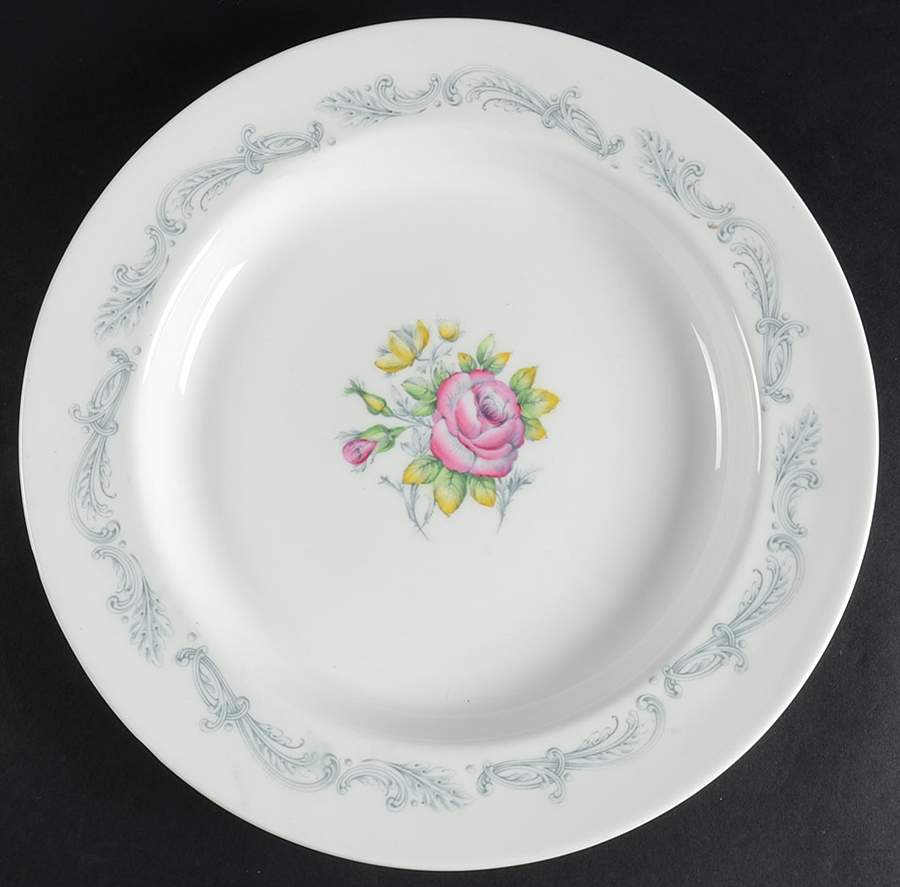 Chantilly Rose 12" Chop Plate (Round Platter) by Royal Doulton-1