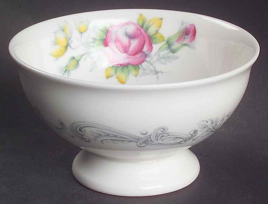 Chantilly Rose Open Sugar Bowl by Royal Doulton-1