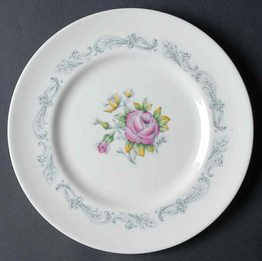 Chantilly Rose Luncheon Plate by Royal Doulton-1