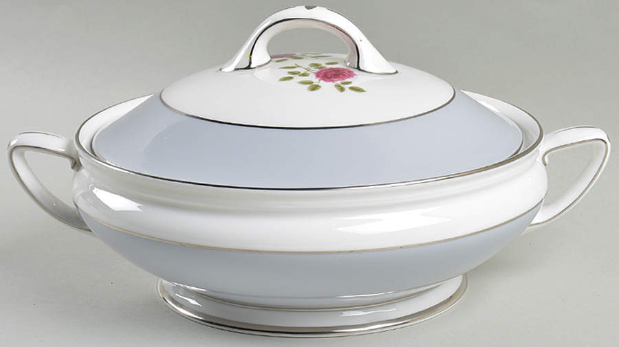 Chateau Rose Round Covered Vegetable by Royal Doulton-1