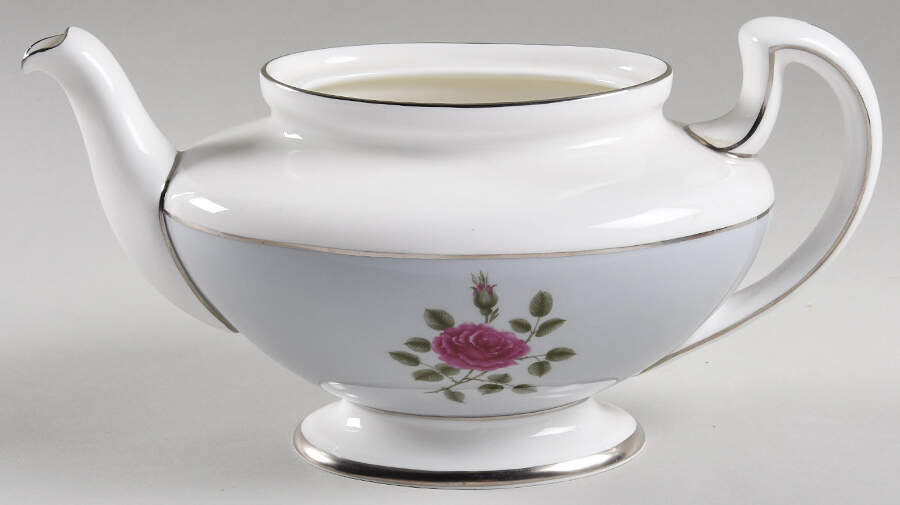 Chateau Rose Teapot No Lid by Royal Doulton-1