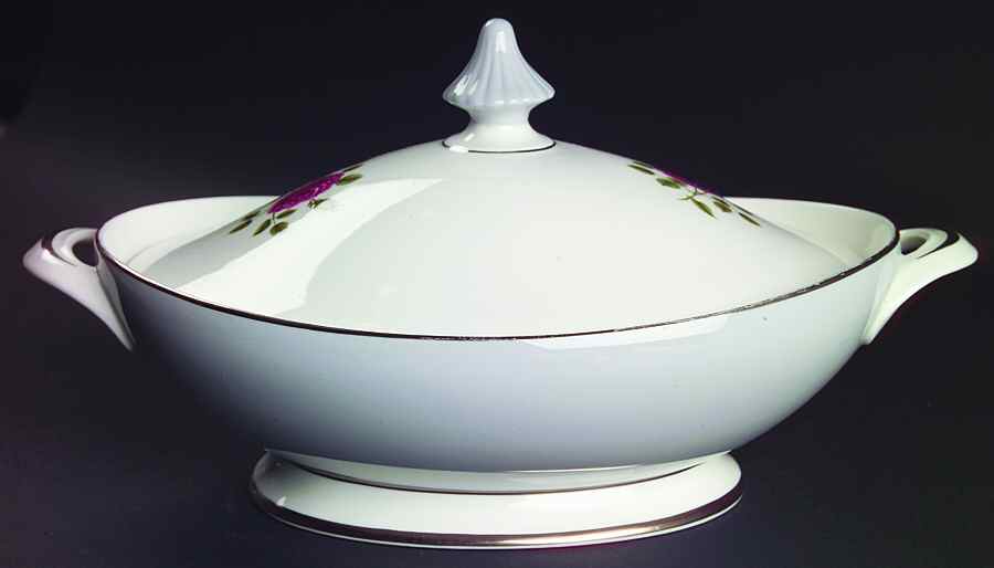 Chateau Rose Oval Covered Vegetable by Royal Doulton-1