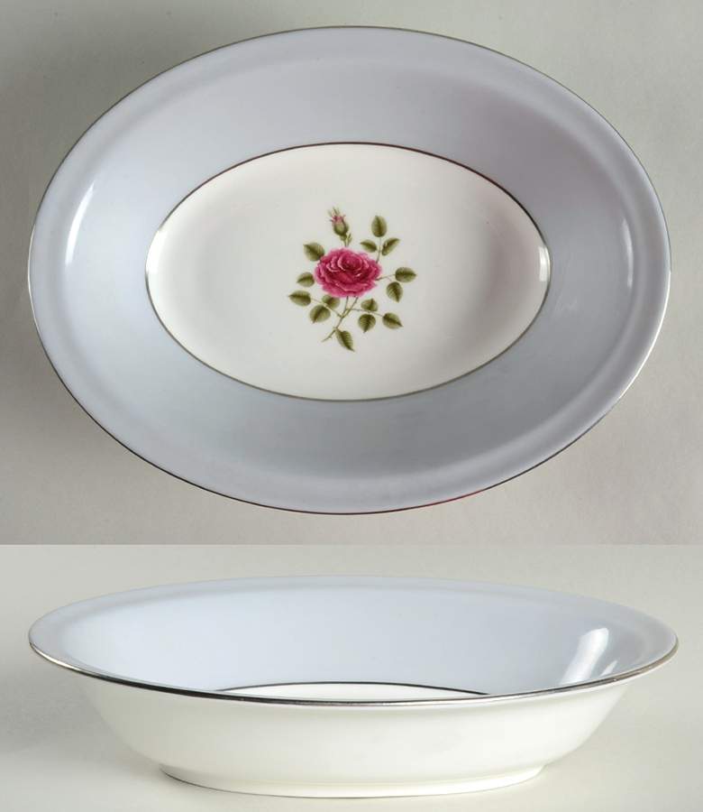 Chateau Rose 10" Oval Vegetable Bowl by Royal Doulton-1