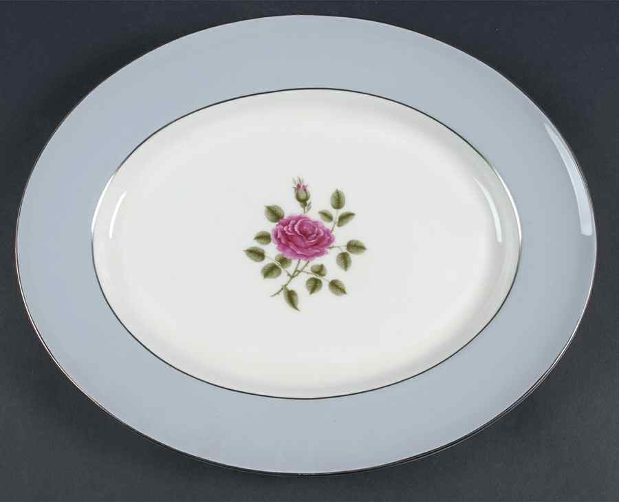 Chateau Rose 14" Oval Serving Platter by Royal Doulton-1