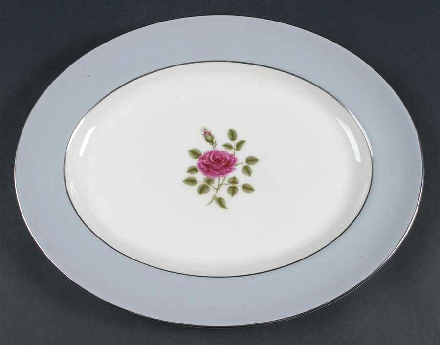 Chateau Rose 12" Oval Serving Platter by Royal Doulton-1