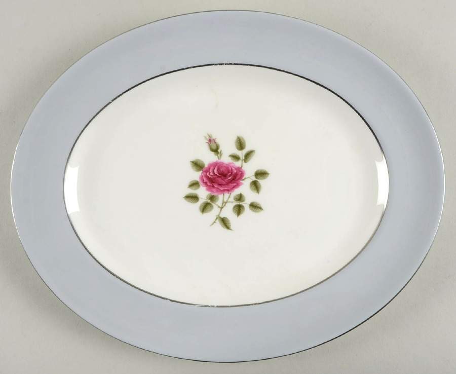 Chateau Rose 10" Oval Serving Platter by Royal Doulton-1