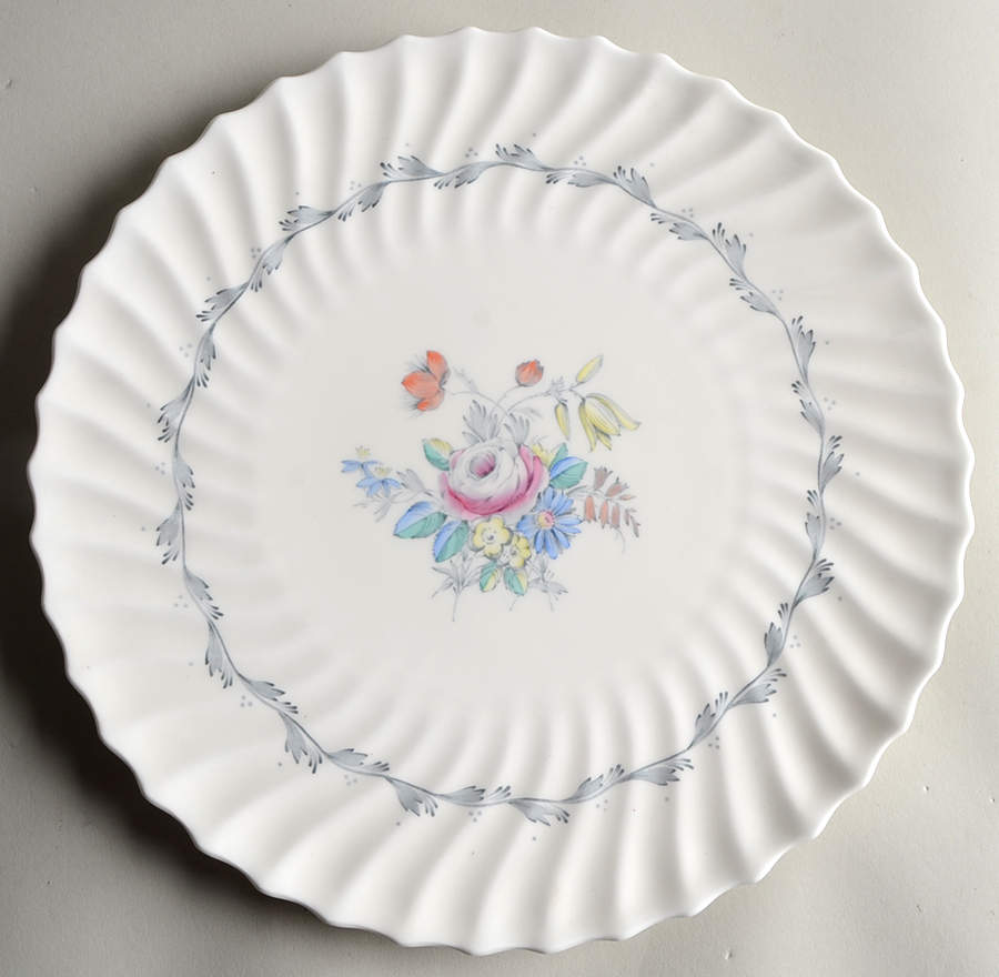 Chelsea Rose Footed Cake Plate by Royal Doulton-1