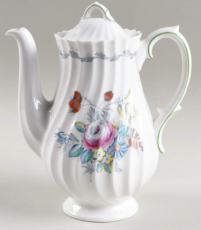 Chelsea Rose Small Coffee Pot & Lid by Royal Doulton-1
