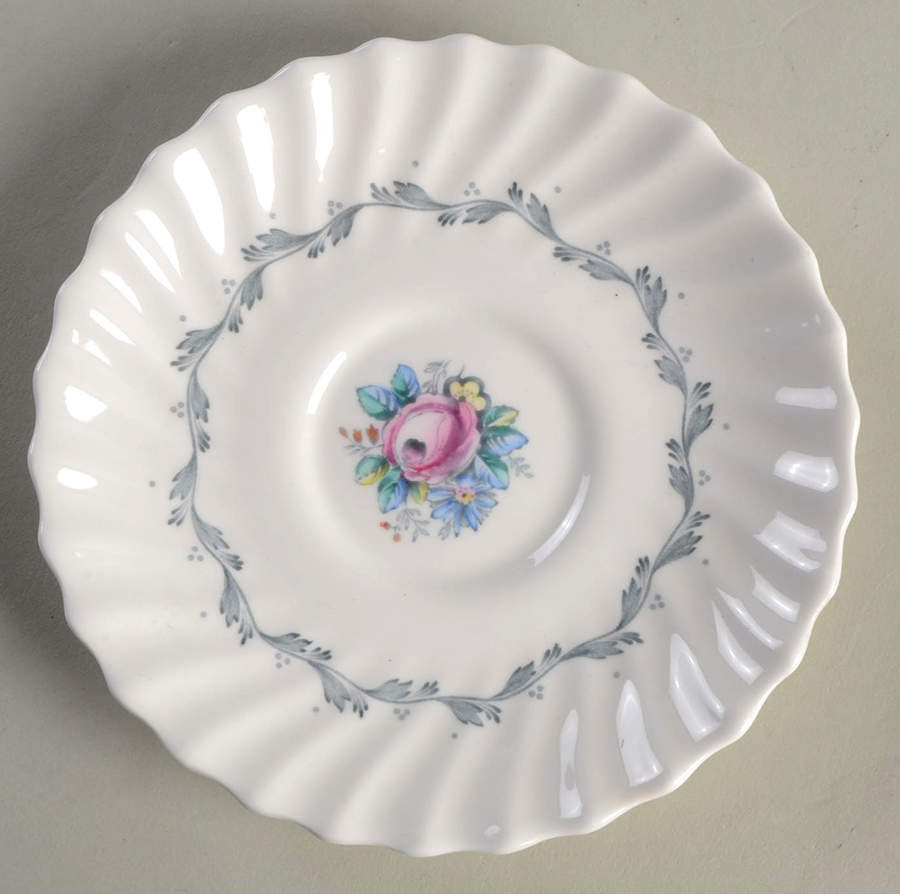 Chelsea Rose Saucer for Footed Cup by Royal Doulton-1