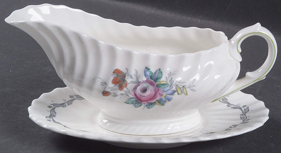 Chelsea Rose Gravy Boat & Underplate by Royal Doulton-1