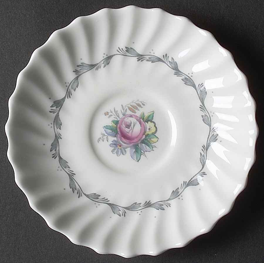 Chelsea Rose Saucer for Footed Demitasse Cup by Royal Doulton-1