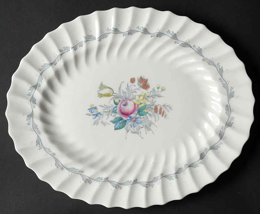 Chelsea Rose 11" Oval Serving Platter by Royal Doulton-1