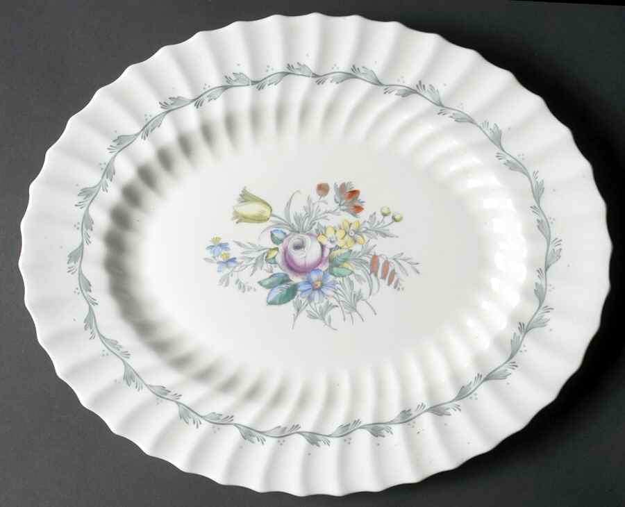 Chelsea Rose 14" Oval Serving Platter by Royal Doulton-1
