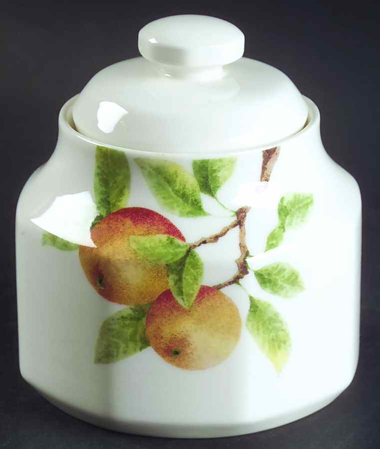 Citrus Grove Sugar Bowl & Lid by Royal Doulton-1