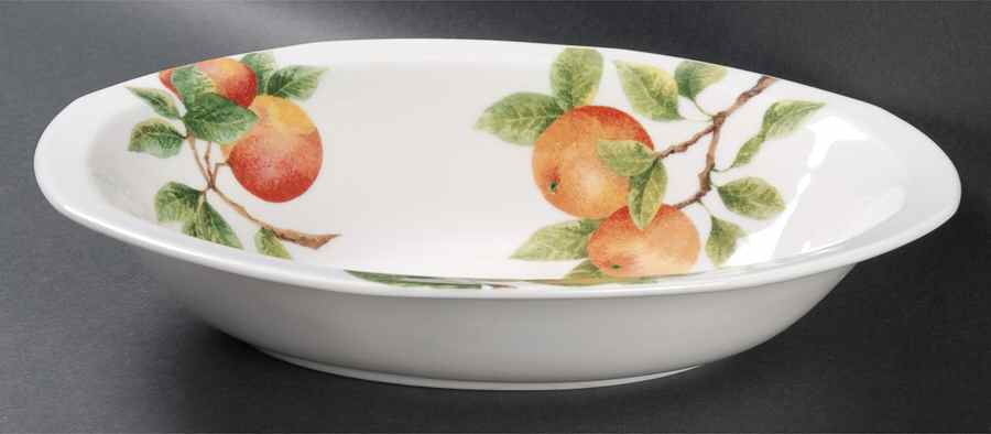 Citrus Grove 10" Oval Vegetable Bowl by Royal Doulton-1