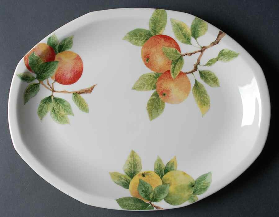 Citrus Grove 13" Oval Serving Platter by Royal Doulton-1