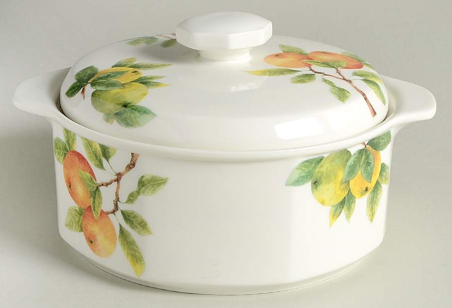 Citrus Grove 1.25 Qt Round Covered Casserole by Royal Doulton-1