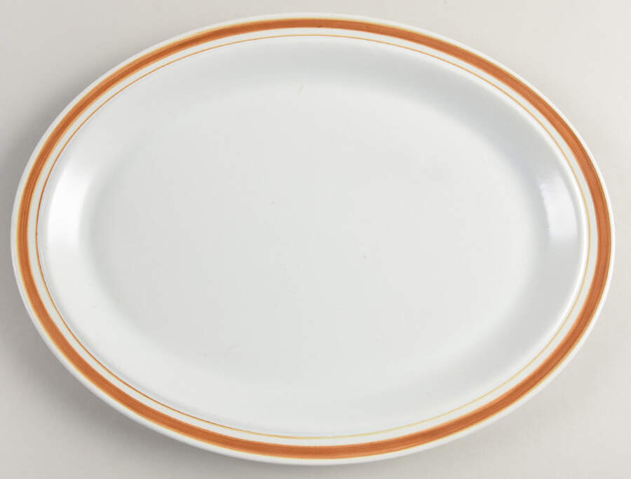 Cinnamon Brown 16" Oval Serving Platter by Royal Doulton-1