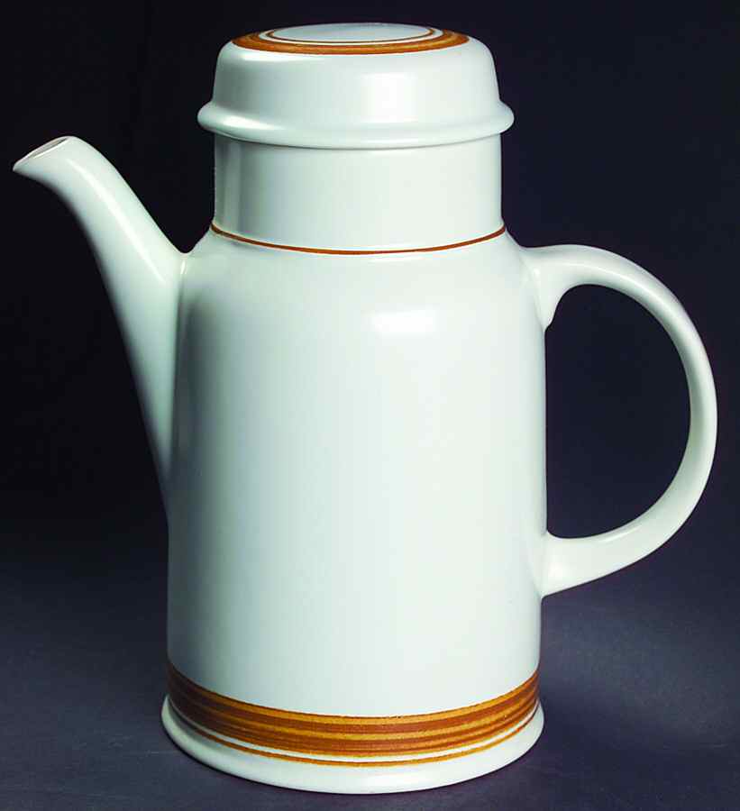 Cinnamon Brown Coffee Pot & Lid by Royal Doulton-1