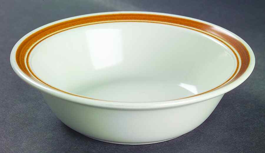 Cinnamon Brown Rim Fruit/Dessert (Sauce) Bowl by Royal Doulton-1