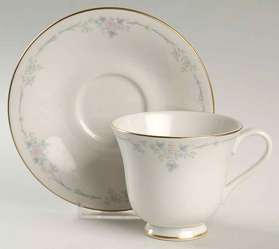 Classique Footed Cup & Saucer Set by Royal Doulton-1