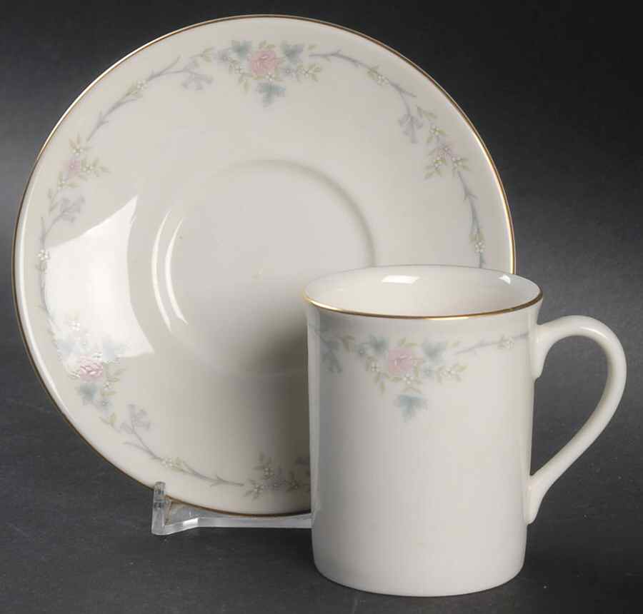 Classique Flat Demitasse Cup & Saucer Set by Royal Doulton-1