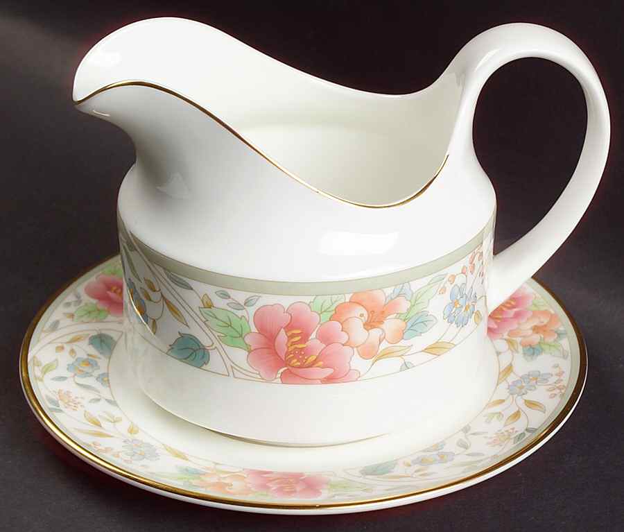 Claudia Gravy Boat & Underplate by Royal Doulton-1