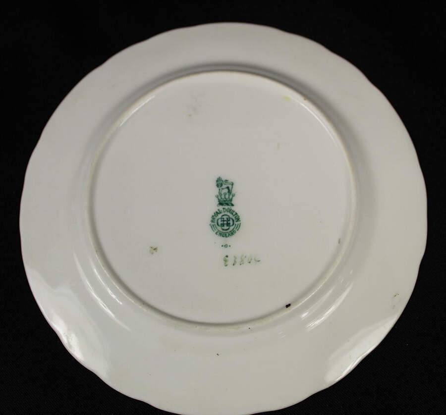Coaching Days (Smooth, Bone) Small Bread & Butter Plate by Royal Doulton-1