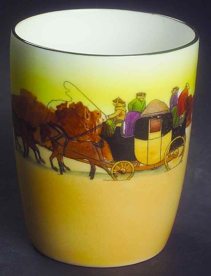 Coaching Days (Smooth, Bone) 10 Oz Tumbler by Royal Doulton-1