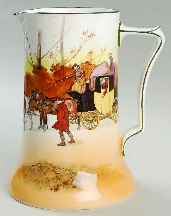 Coaching Days (Smooth, Bone) 32 Oz Pitcher by Royal Doulton-1