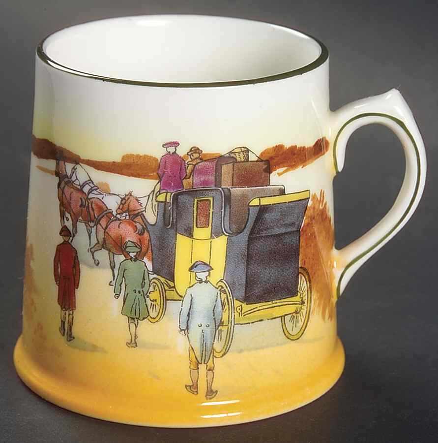 Coaching Days (Smooth, Bone) Mug by Royal Doulton-1