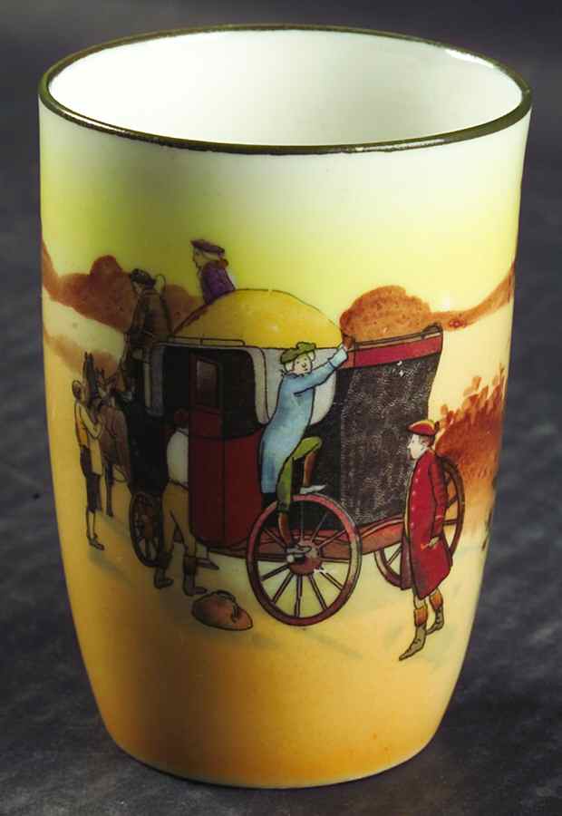 Coaching Days (Smooth, Bone) 6 Oz China Juice Tumbler by Royal Doulton-1