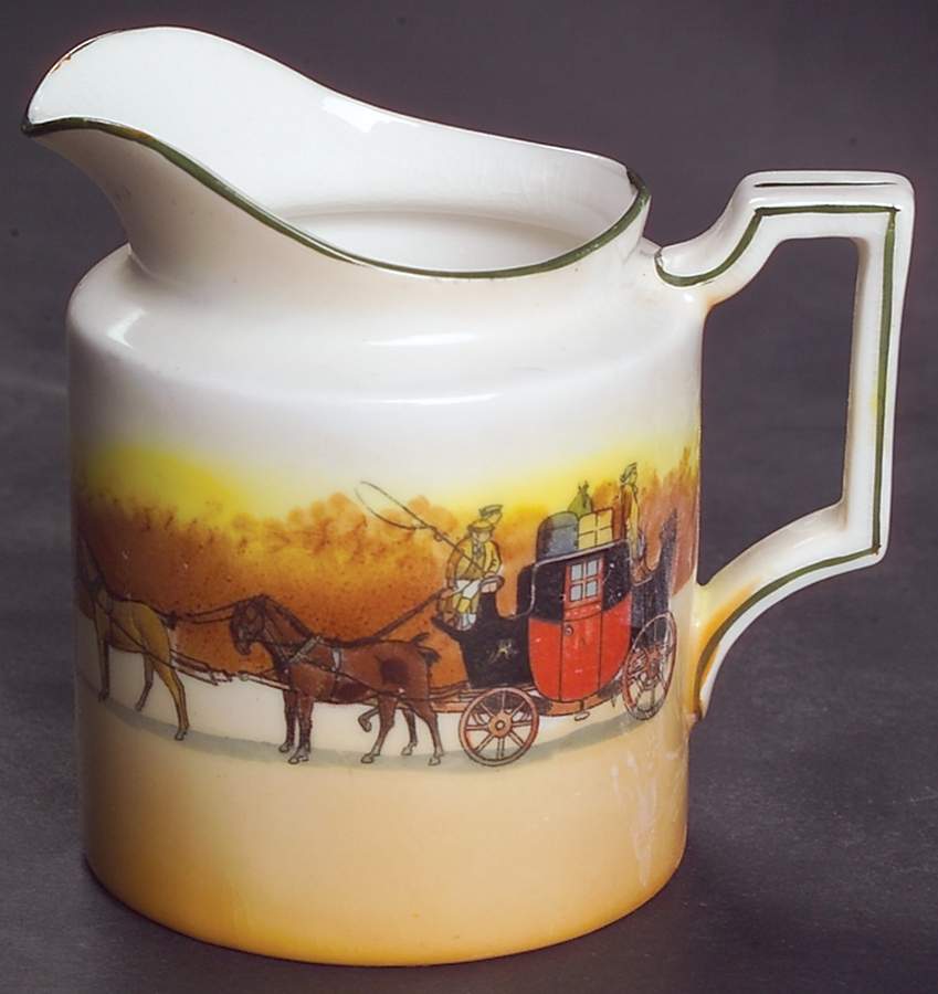 Coaching Days (Smooth, Bone) Mini Creamer by Royal Doulton-1