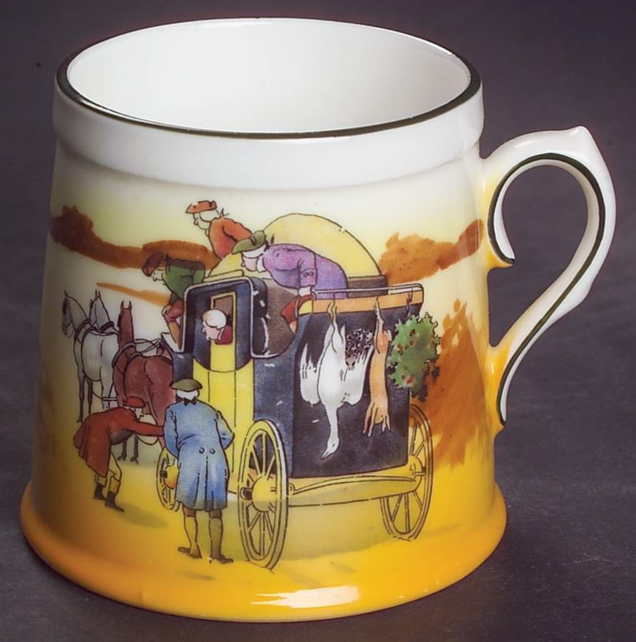 Coaching Days (Smooth, Bone) Mug by Royal Doulton-1