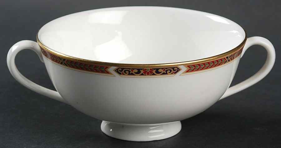 Connaught Footed Cream Soup Bowl by Royal Doulton-1