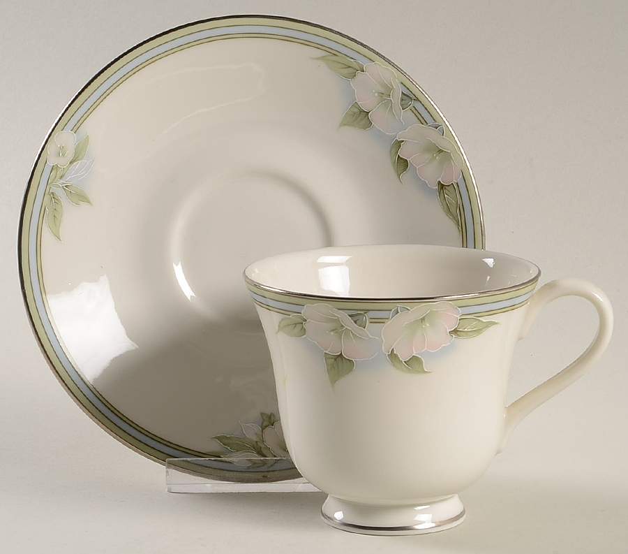 Contentment Footed Cup & Saucer Set by Royal Doulton-1