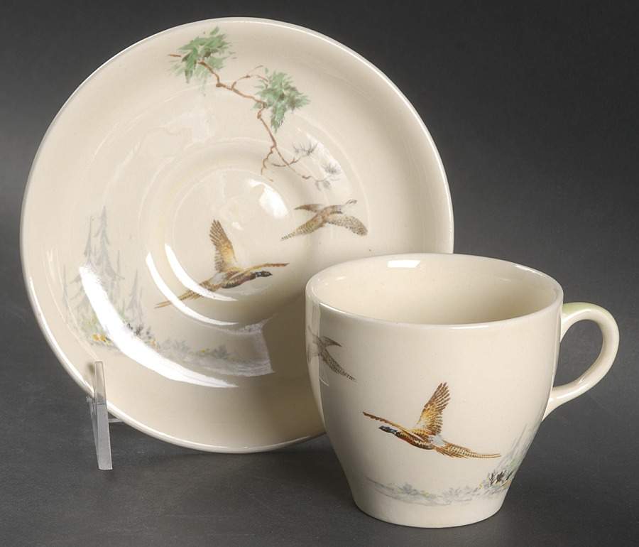 The Coppice Flat Cup & Saucer Set by Royal Doulton-1
