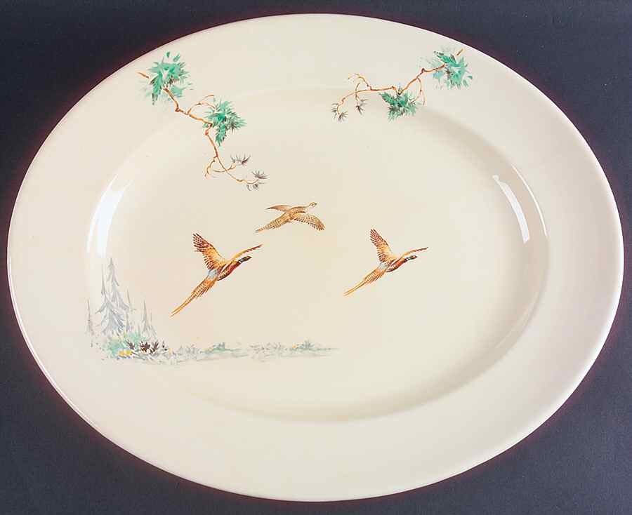 The Coppice 17" Oval Serving Platter by Royal Doulton-1