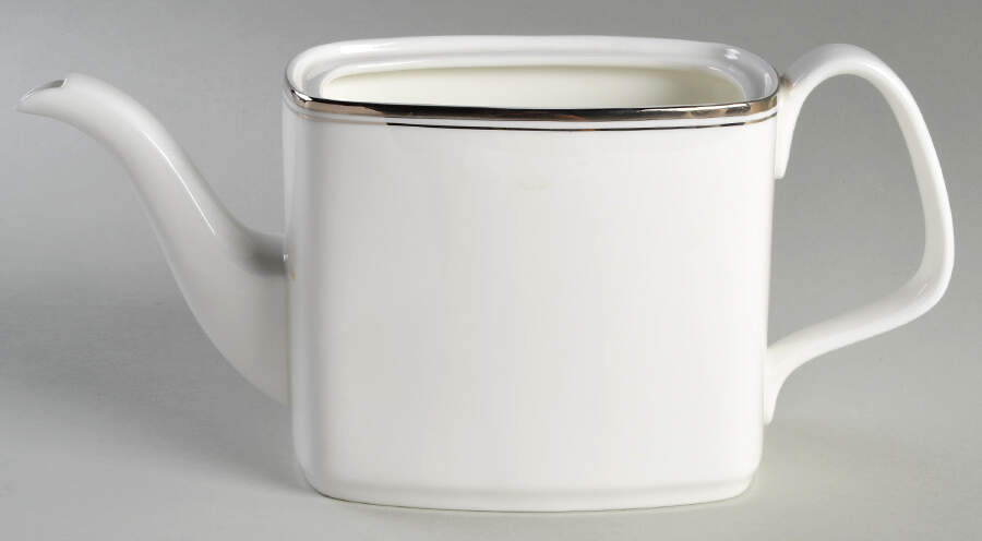Concord Platinum (Concord Shape) Teapot No Lid by Royal Doulton-1