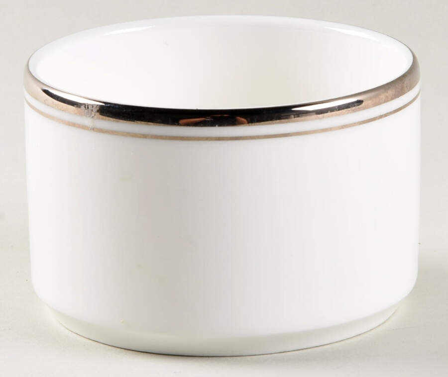 Concord Platinum (Concord Shape) Mini Open Sugar Bowl by Royal Doulton-1