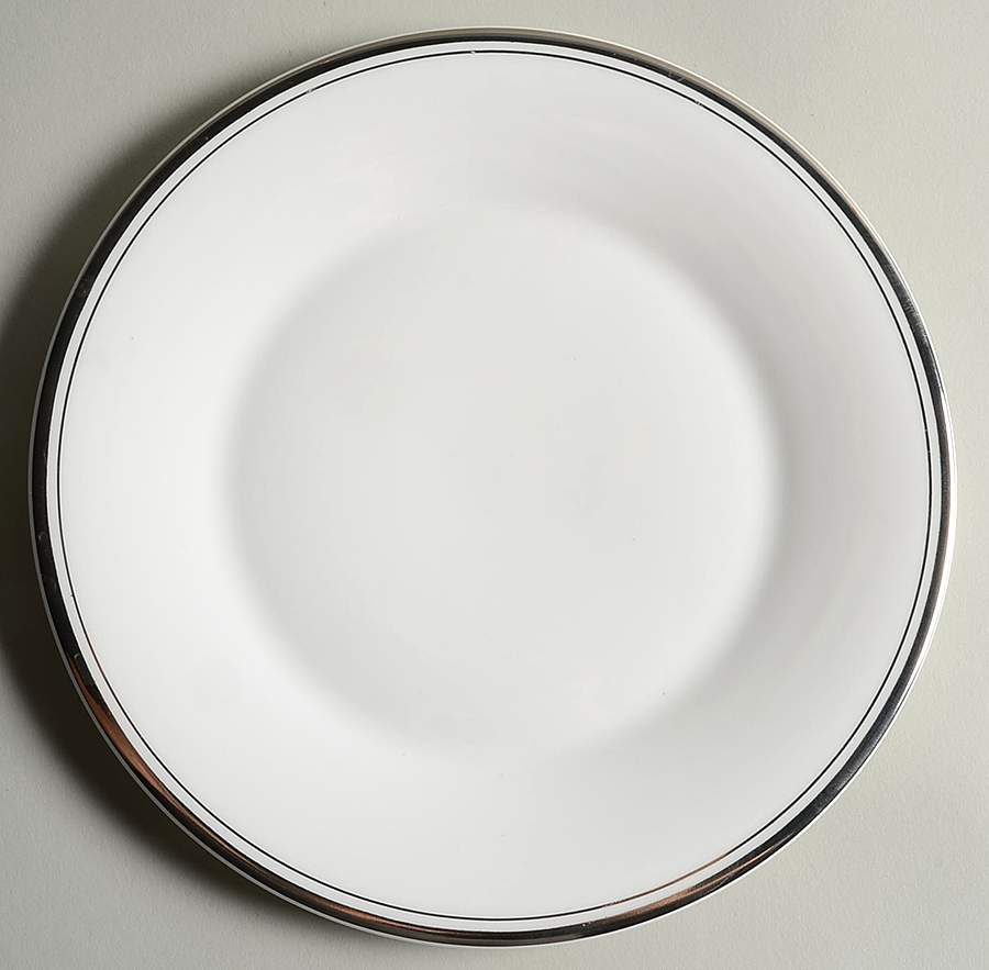 Concord Platinum (Concord Shape) Luncheon Plate by Royal Doulton-1